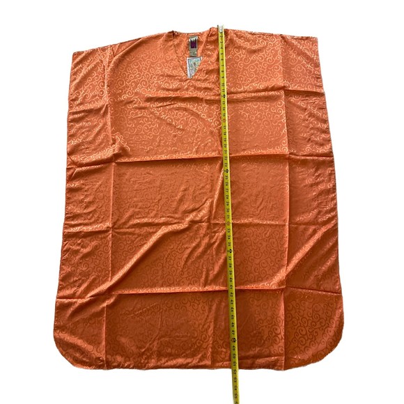 ANTTHONY MARK HANKINS ORIGINAL New Orange Swirl Caftan / Kaftan Dress - Picture 5 of 7